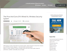 Tablet Screenshot of locksmithquestions.com